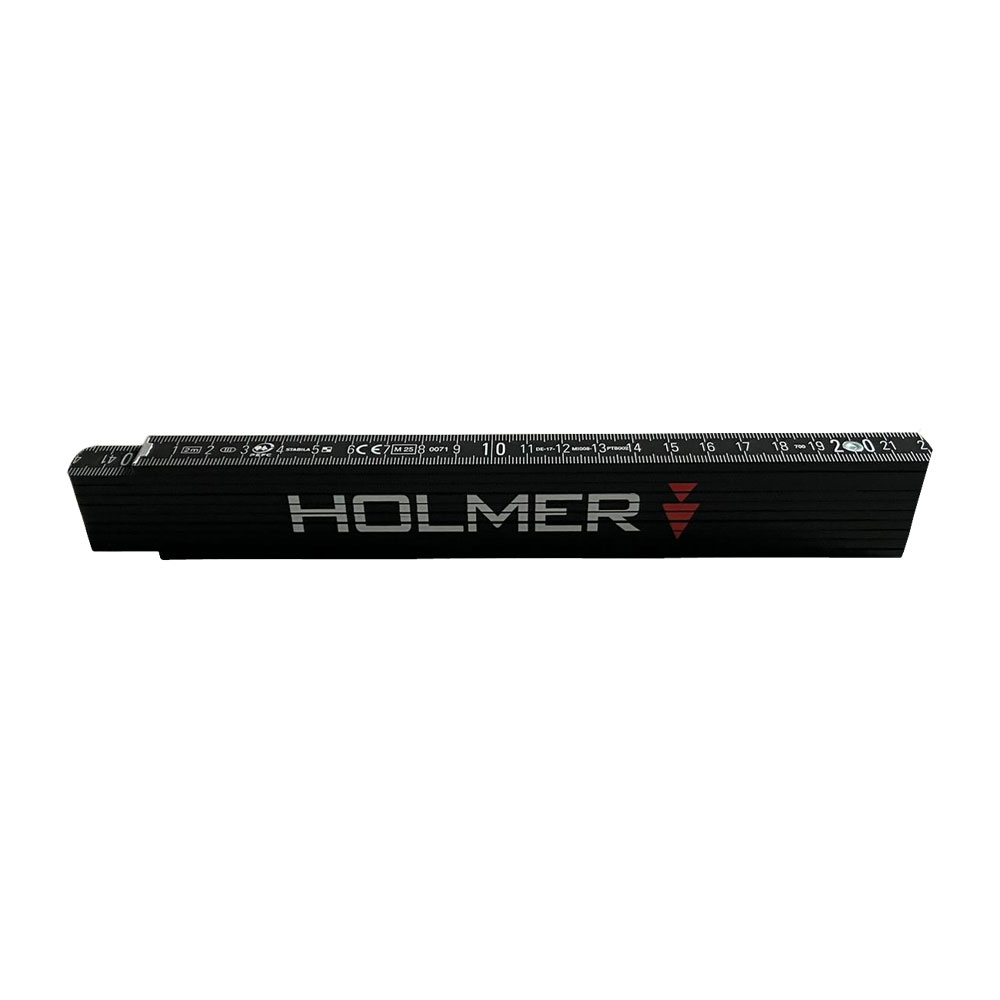 HOLMER Folding rule black